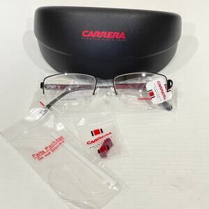 Carrera 8836 Black 003 Semi Rimless Metal Optical Eyeglasses Frame